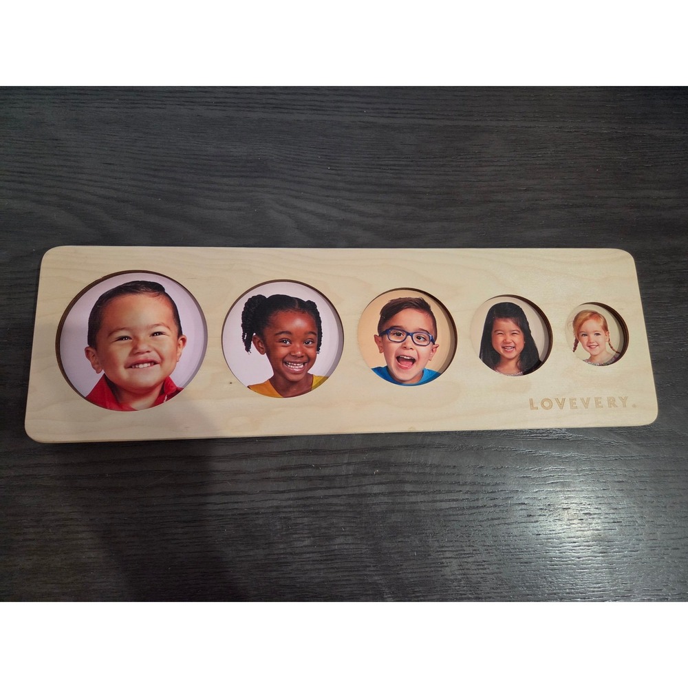 Lovevery Wooden Circle Puzzle Board Only Montessori Toddler Toy Replacement DIY